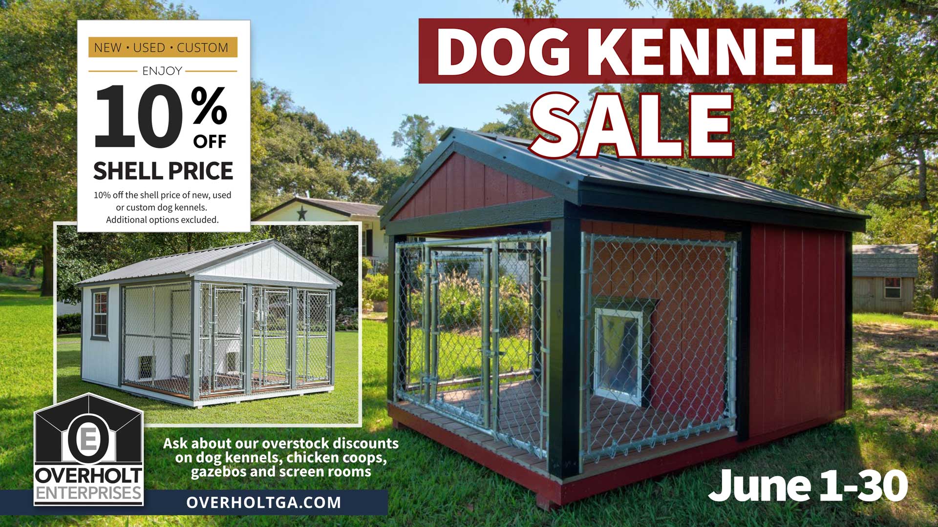 Dog kennel sale